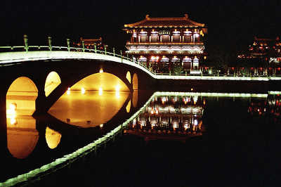 Study Abroad in Xian - Beautiful Xian at Night